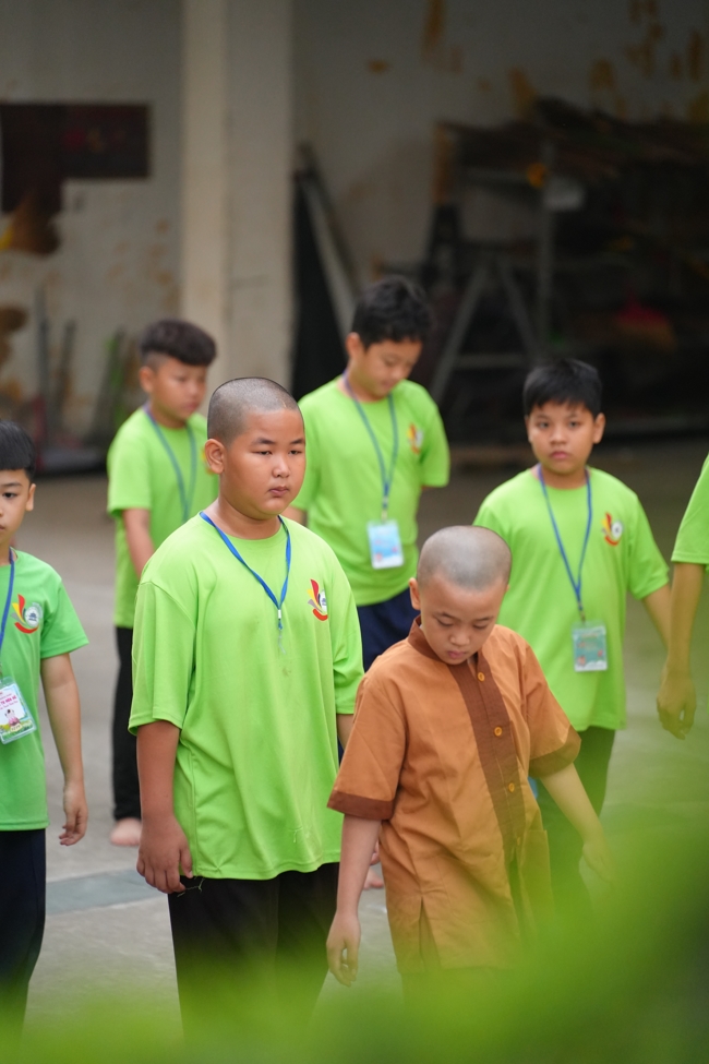 Ngày thứ 4 Khoá tu thiếu nhi – XGGD 2025 – Pháp thoại “Nguyện làm người con Phật”