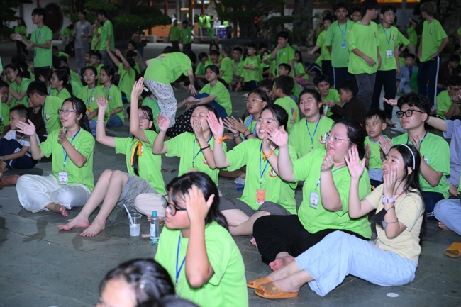 Ngày thứ 4 Khoá tu thiếu nhi – XGGD 2025 – Pháp thoại “Nguyện làm người con Phật”