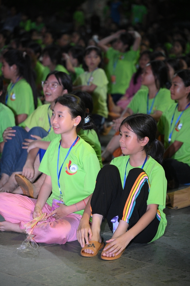 Ngày thứ 4 Khoá tu thiếu nhi – XGGD 2025 – Pháp thoại “Nguyện làm người con Phật”