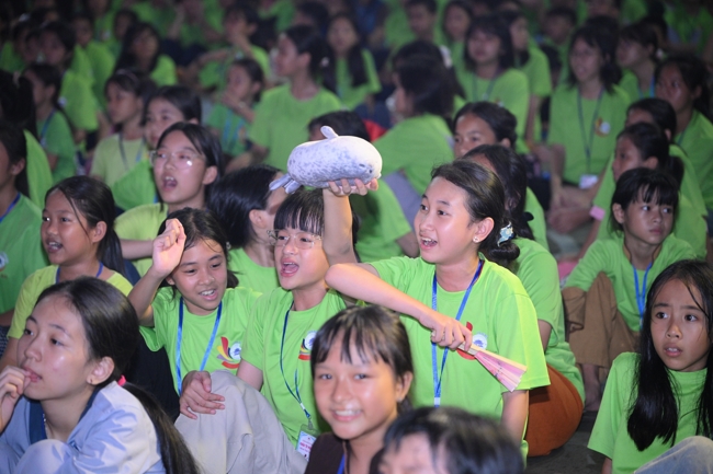 Ngày thứ 4 Khoá tu thiếu nhi – XGGD 2025 – Pháp thoại “Nguyện làm người con Phật”