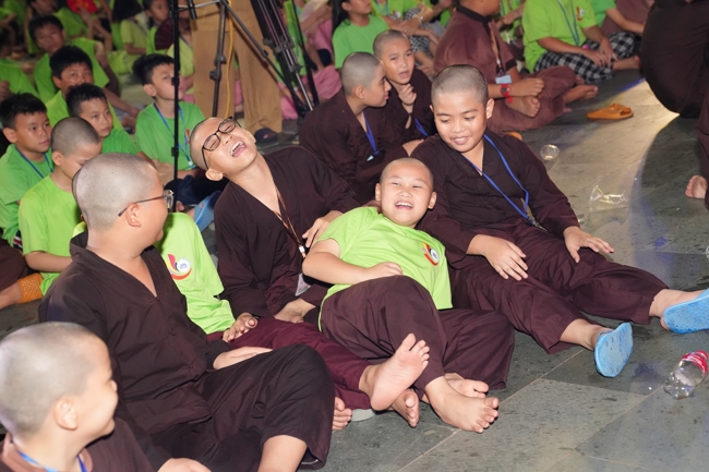 Ngày thứ 4 Khoá tu thiếu nhi – XGGD 2025 – Pháp thoại “Nguyện làm người con Phật”