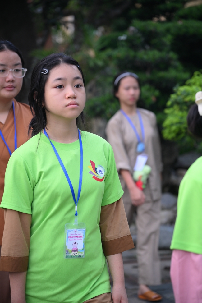 Ngày thứ 4 Khoá tu thiếu nhi – XGGD 2025 – Pháp thoại “Nguyện làm người con Phật”