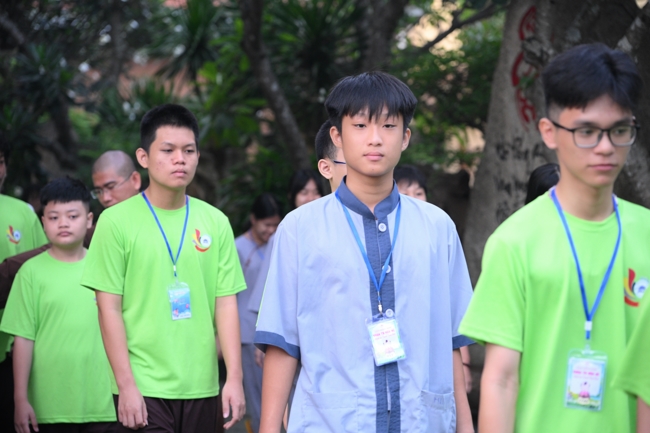 Ngày thứ 4 Khoá tu thiếu nhi – XGGD 2025 – Pháp thoại “Nguyện làm người con Phật”