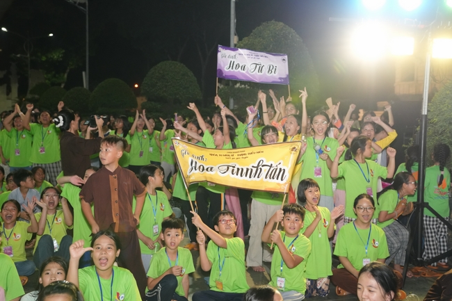 Ngày thứ 4 Khoá tu thiếu nhi – XGGD 2025 – Pháp thoại “Nguyện làm người con Phật”