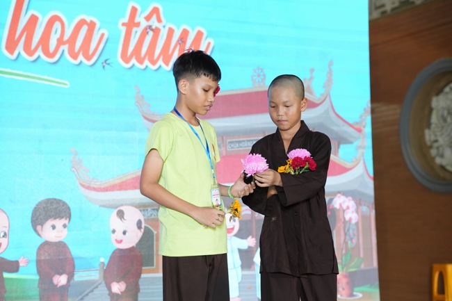 Ngày thứ 4 Khoá tu thiếu nhi – XGGD 2025 – Pháp thoại “Nguyện làm người con Phật”