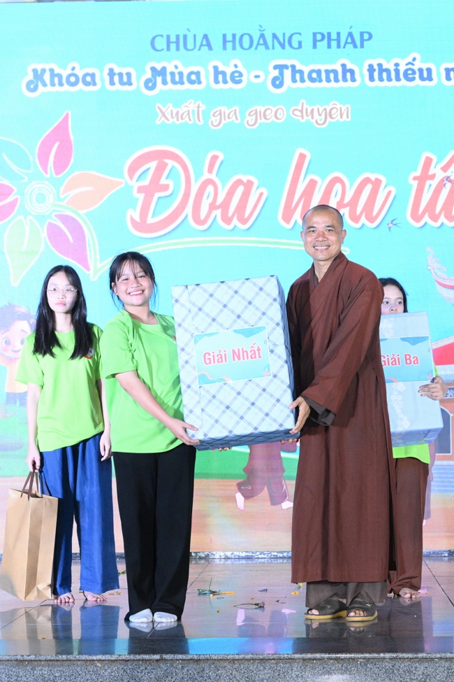 Ngày thứ 4 Khoá tu thiếu nhi – XGGD 2025 – Pháp thoại “Nguyện làm người con Phật”