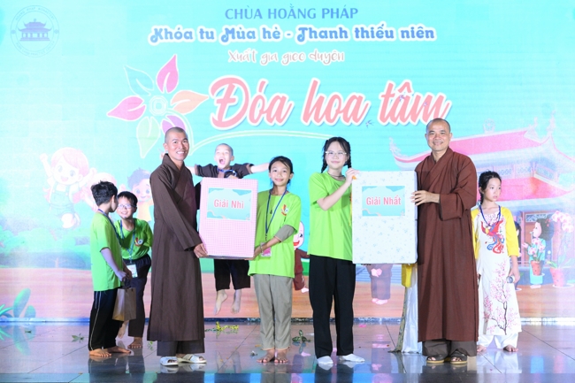 Ngày thứ 4 Khoá tu thiếu nhi – XGGD 2025 – Pháp thoại “Nguyện làm người con Phật”