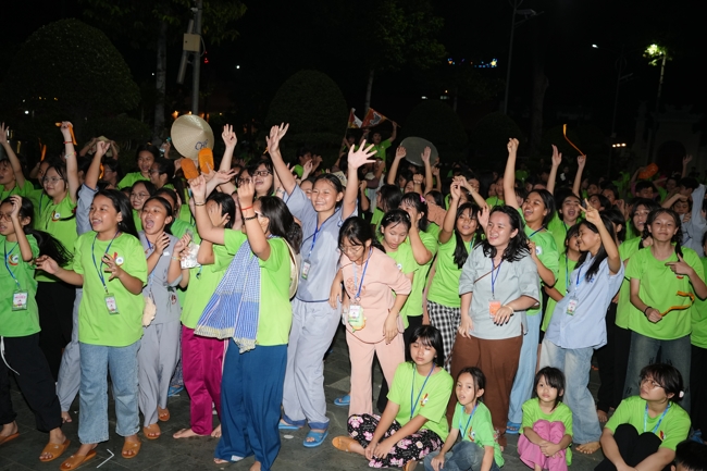 Ngày thứ 4 Khoá tu thiếu nhi – XGGD 2025 – Pháp thoại “Nguyện làm người con Phật”