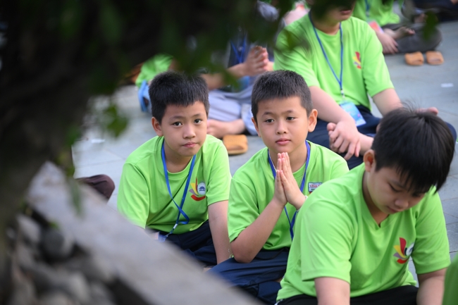 Ngày thứ 4 Khoá tu thiếu nhi – XGGD 2025 – Pháp thoại “Nguyện làm người con Phật”