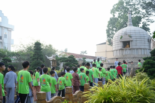 Ngày thứ 4 Khoá tu thiếu nhi – XGGD 2025 – Pháp thoại “Nguyện làm người con Phật”