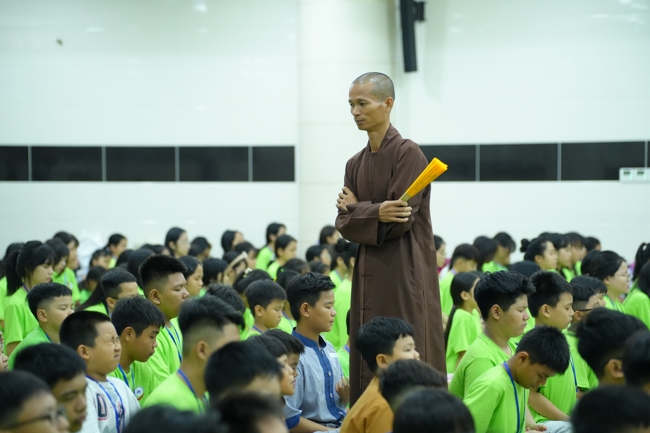 Ngày thứ 4 Khoá tu thiếu nhi – XGGD 2025 – Pháp thoại “Nguyện làm người con Phật”