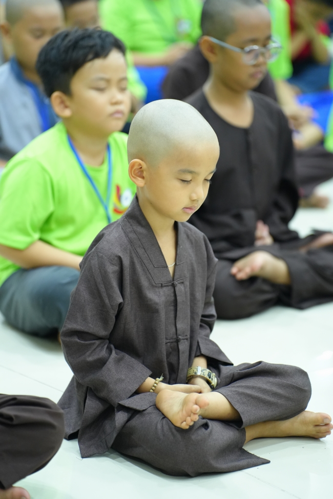 Ngày thứ 4 Khoá tu thiếu nhi – XGGD 2025 – Pháp thoại “Nguyện làm người con Phật”