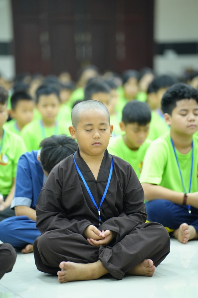 Ngày thứ 4 Khoá tu thiếu nhi – XGGD 2025 – Pháp thoại “Nguyện làm người con Phật”