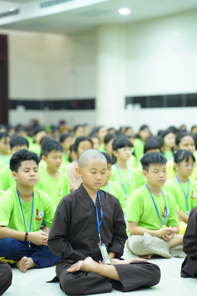 Ngày thứ 4 Khoá tu thiếu nhi – XGGD 2025 – Pháp thoại “Nguyện làm người con Phật”