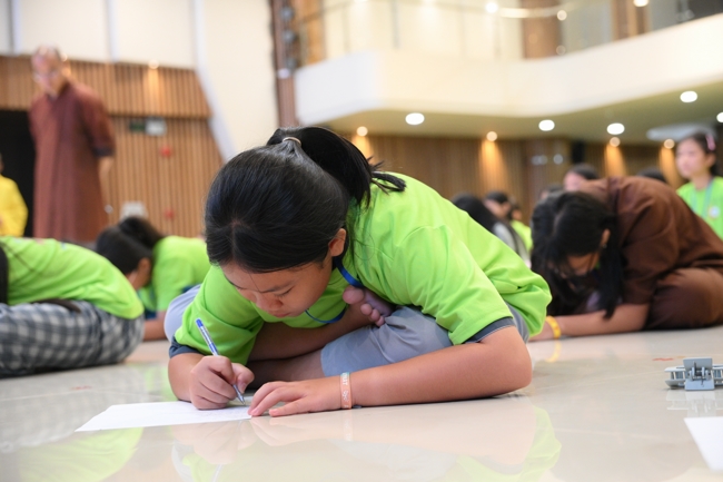 Ngày thứ 4 Khoá tu thiếu nhi – XGGD 2025 – Pháp thoại “Nguyện làm người con Phật”