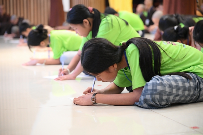 Ngày thứ 4 Khoá tu thiếu nhi – XGGD 2025 – Pháp thoại “Nguyện làm người con Phật”