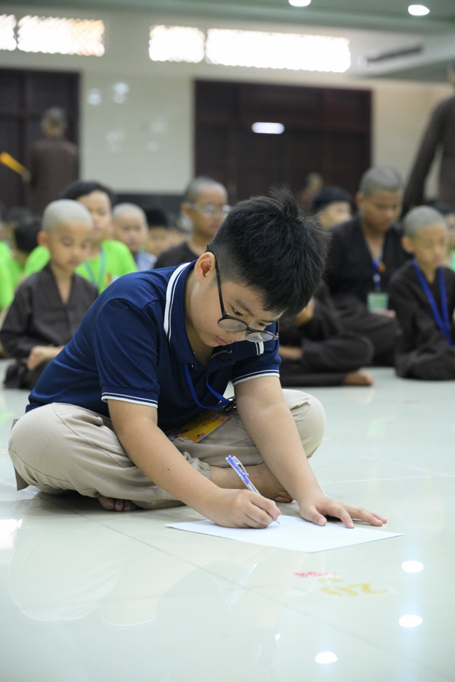 Ngày thứ 4 Khoá tu thiếu nhi – XGGD 2025 – Pháp thoại “Nguyện làm người con Phật”