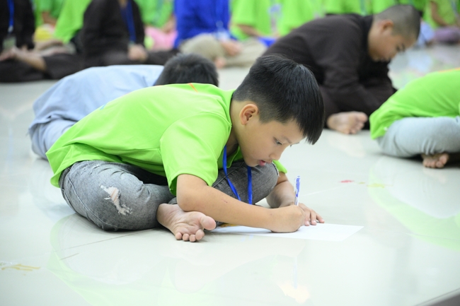 Ngày thứ 4 Khoá tu thiếu nhi – XGGD 2025 – Pháp thoại “Nguyện làm người con Phật”