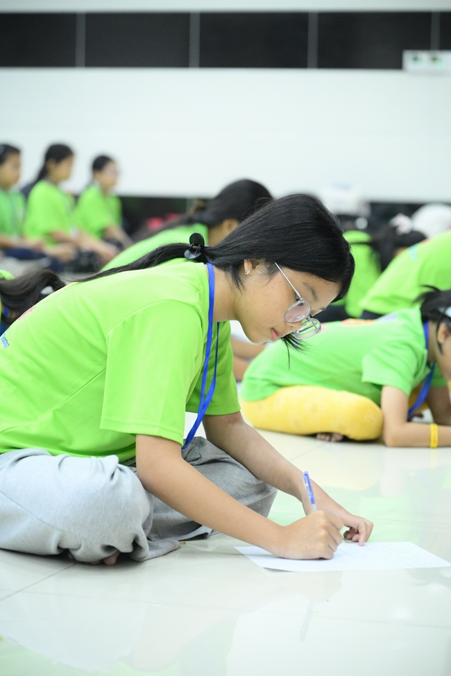 Ngày thứ 4 Khoá tu thiếu nhi – XGGD 2025 – Pháp thoại “Nguyện làm người con Phật”