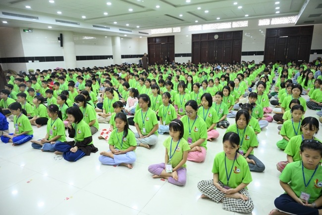 Ngày thứ 4 Khoá tu thiếu nhi – XGGD 2025 – Pháp thoại “Nguyện làm người con Phật”