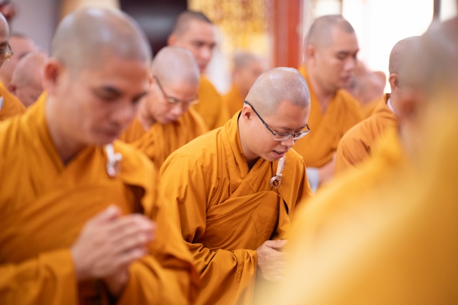 Holding Pravaranà Ceremony of the Director Board (DB) of Hoc Mon Commune's Vietnam Buddhist Sangha (VBS)