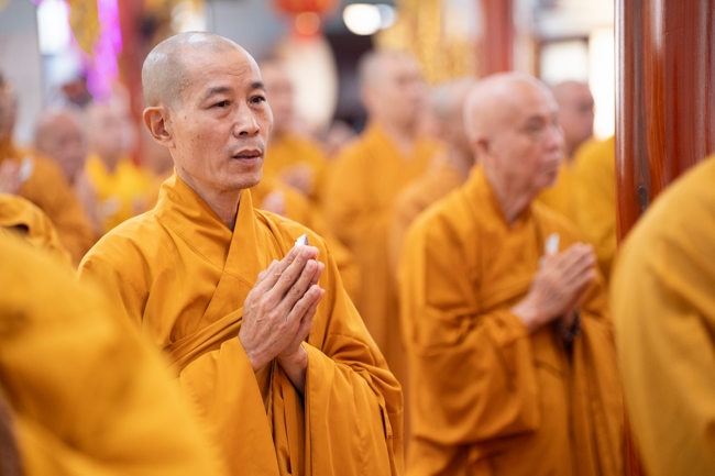 Holding Pravaranà Ceremony of the Director Board (DB) of Hoc Mon Commune's Vietnam Buddhist Sangha (VBS)