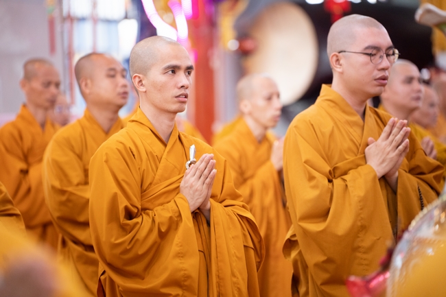 Holding Pravaranà Ceremony of the Director Board (DB) of Hoc Mon Commune's Vietnam Buddhist Sangha (VBS)
