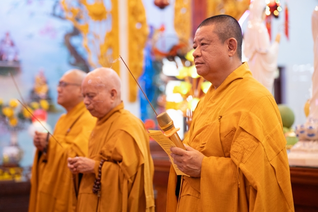 Holding Pravaranà Ceremony of the Director Board (DB) of Hoc Mon Commune's Vietnam Buddhist Sangha (VBS)