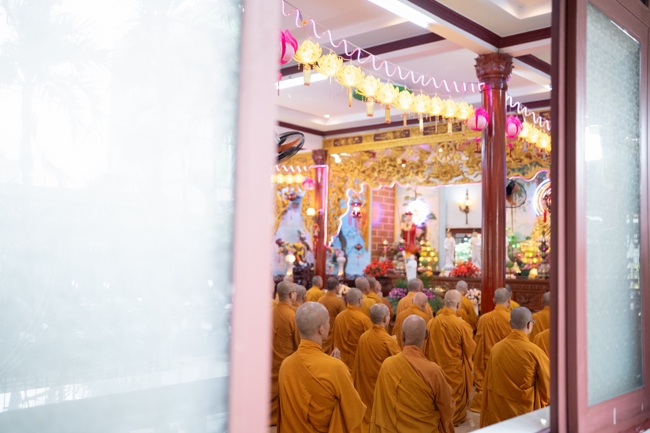 Holding Pravaranà Ceremony of the Director Board (DB) of Hoc Mon Commune's Vietnam Buddhist Sangha (VBS)