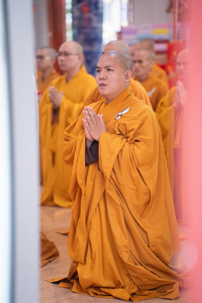 Holding Pravaranà Ceremony of the Director Board (DB) of Hoc Mon Commune's Vietnam Buddhist Sangha (VBS)