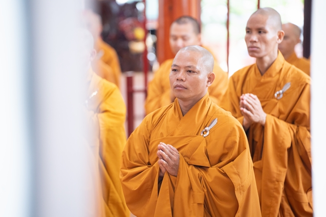 Holding Pravaranà Ceremony of the Director Board (DB) of Hoc Mon Commune's Vietnam Buddhist Sangha (VBS)