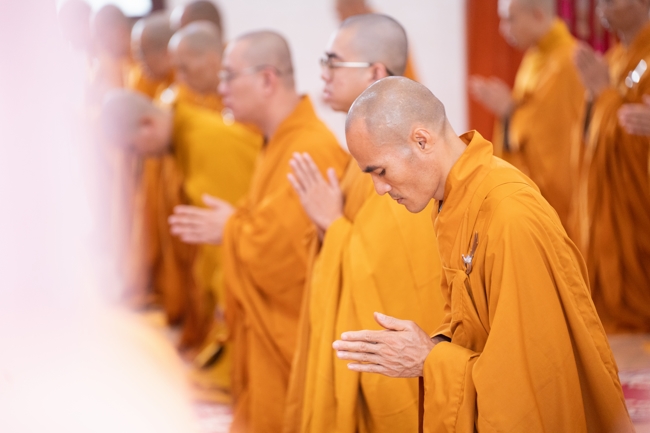 Holding Pravaranà Ceremony of the Director Board (DB) of Hoc Mon Commune's Vietnam Buddhist Sangha (VBS)