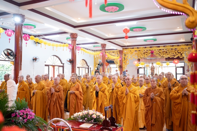 Holding Pravaranà Ceremony of the Director Board (DB) of Hoc Mon Commune's Vietnam Buddhist Sangha (VBS)