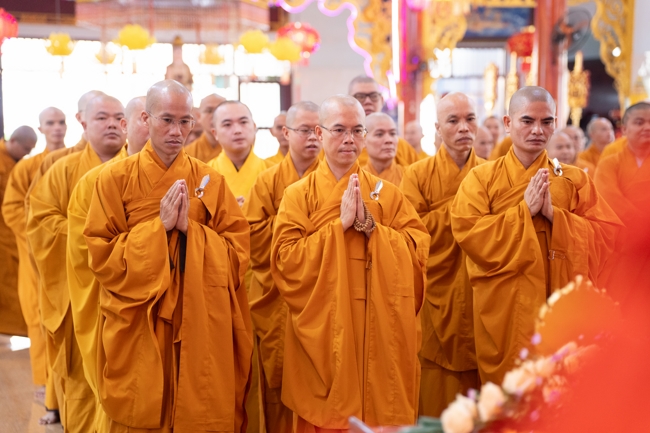 Holding Pravaranà Ceremony of the Director Board (DB) of Hoc Mon Commune's Vietnam Buddhist Sangha (VBS)