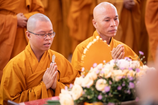 Holding Pravaranà Ceremony of the Director Board (DB) of Hoc Mon Commune's Vietnam Buddhist Sangha (VBS)