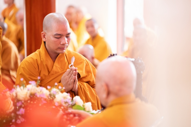 Holding Pravaranà Ceremony of the Director Board (DB) of Hoc Mon Commune's Vietnam Buddhist Sangha (VBS)
