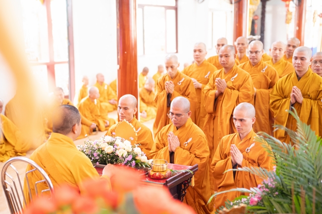 Holding Pravaranà Ceremony of the Director Board (DB) of Hoc Mon Commune's Vietnam Buddhist Sangha (VBS)