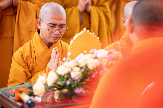 Holding Pravaranà Ceremony of the Director Board (DB) of Hoc Mon Commune's Vietnam Buddhist Sangha (VBS)