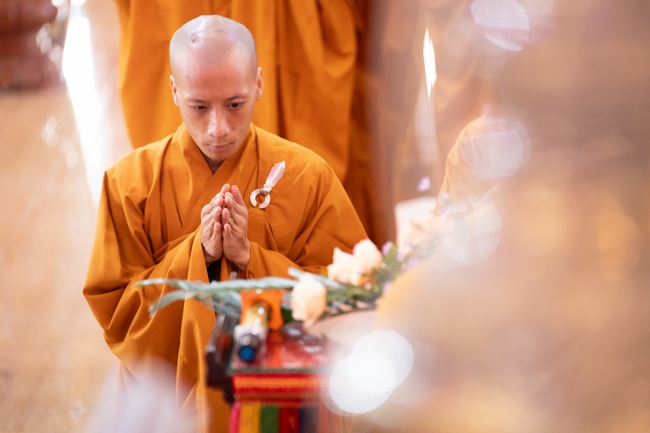 Holding Pravaranà Ceremony of the Director Board (DB) of Hoc Mon Commune's Vietnam Buddhist Sangha (VBS)
