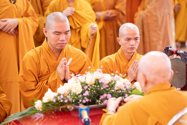 Holding Pravaranà Ceremony of the Director Board (DB) of Hoc Mon Commune's Vietnam Buddhist Sangha (VBS)