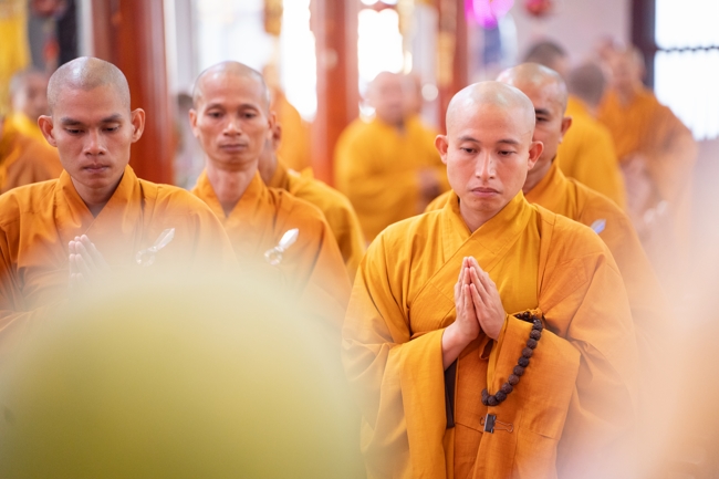 Holding Pravaranà Ceremony of the Director Board (DB) of Hoc Mon Commune's Vietnam Buddhist Sangha (VBS)
