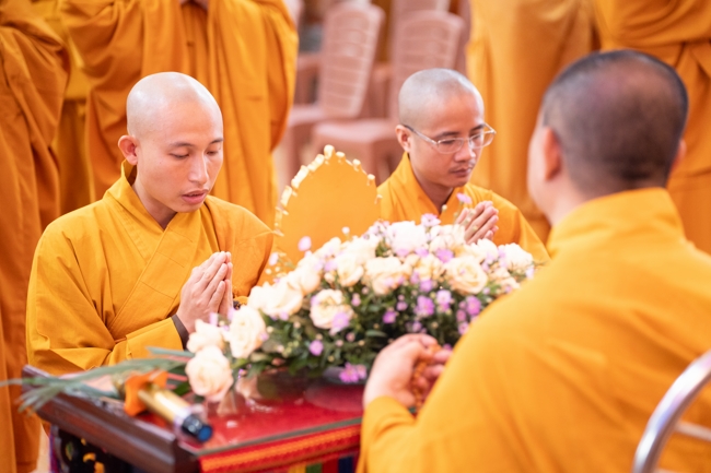 Holding Pravaranà Ceremony of the Director Board (DB) of Hoc Mon Commune's Vietnam Buddhist Sangha (VBS)