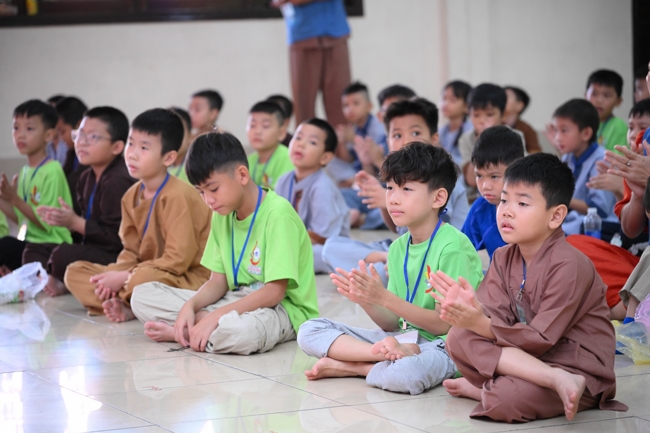 Khoá tu thiếu nhi “Em về bên Phật” Lần thứ 66