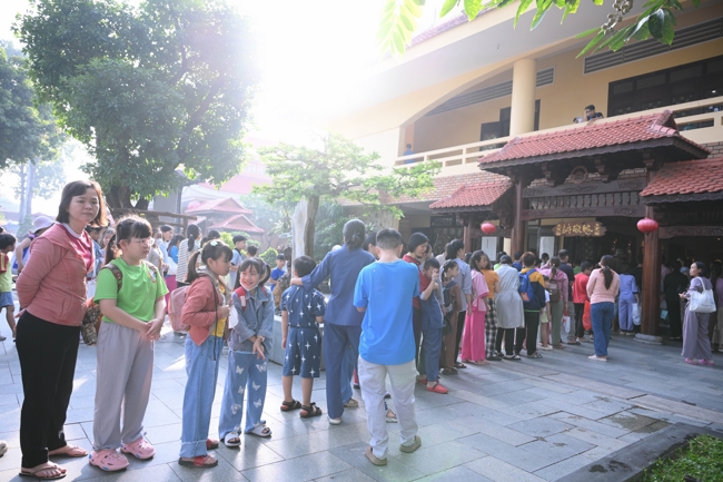 Khoá tu thiếu nhi “Em về bên Phật” Lần thứ 66