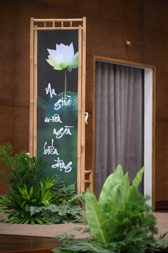 The meditation–tea night tranquility day