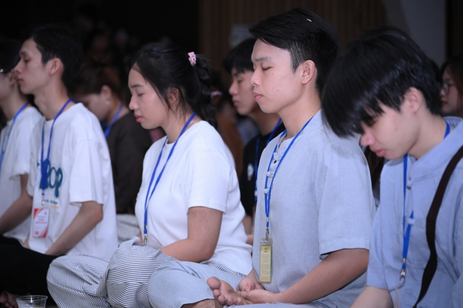 The meditation–tea night tranquility day