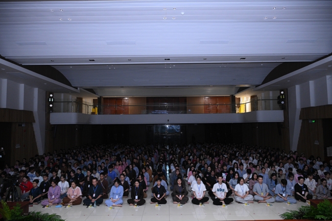 The meditation–tea night tranquility day