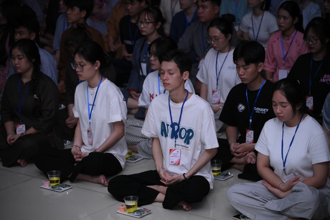 The meditation–tea night tranquility day