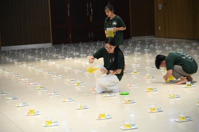 The meditation–tea night tranquility day