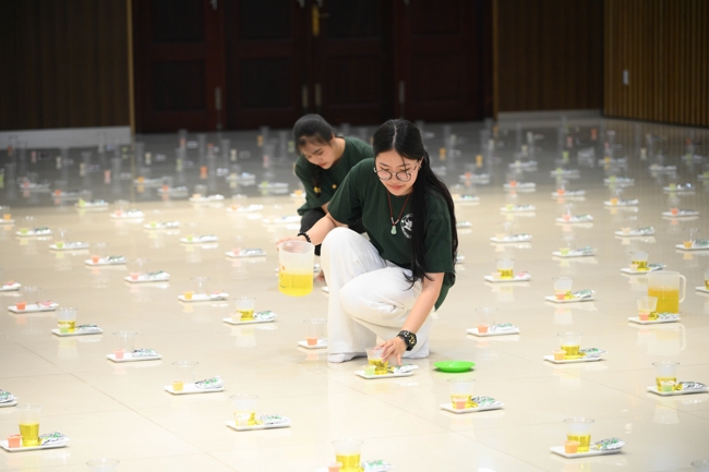 The meditation–tea night tranquility day